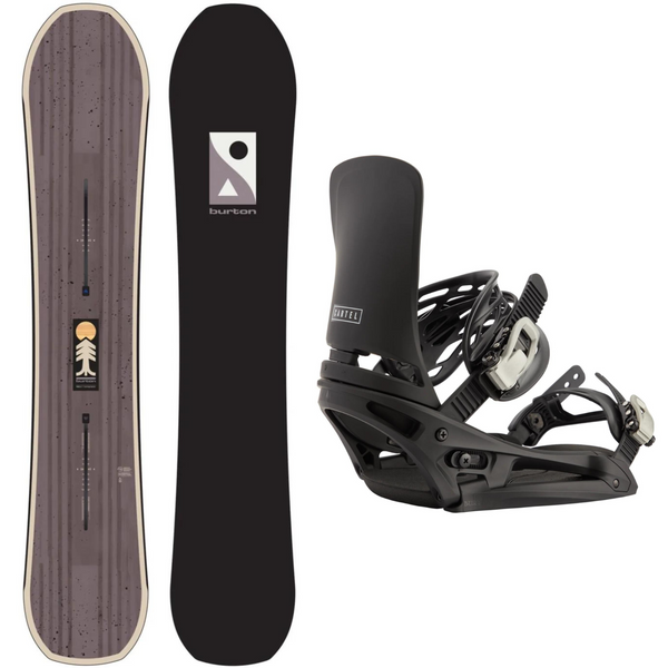 2024 Burton Cartograhapher Snowboard Burton Cartel EST Bindings