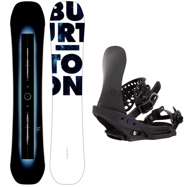 2024 Burton Custom X Snowboard + 2024 Burton X EST Snowboard Bindings Package