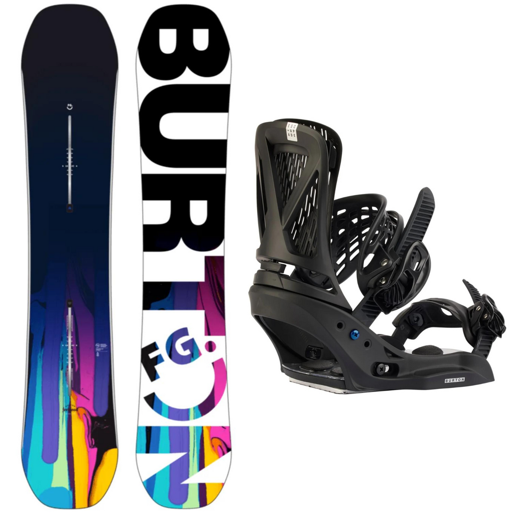 Burton Feelgood 2024 + Escapade EST 2024 - Snowboard Package
