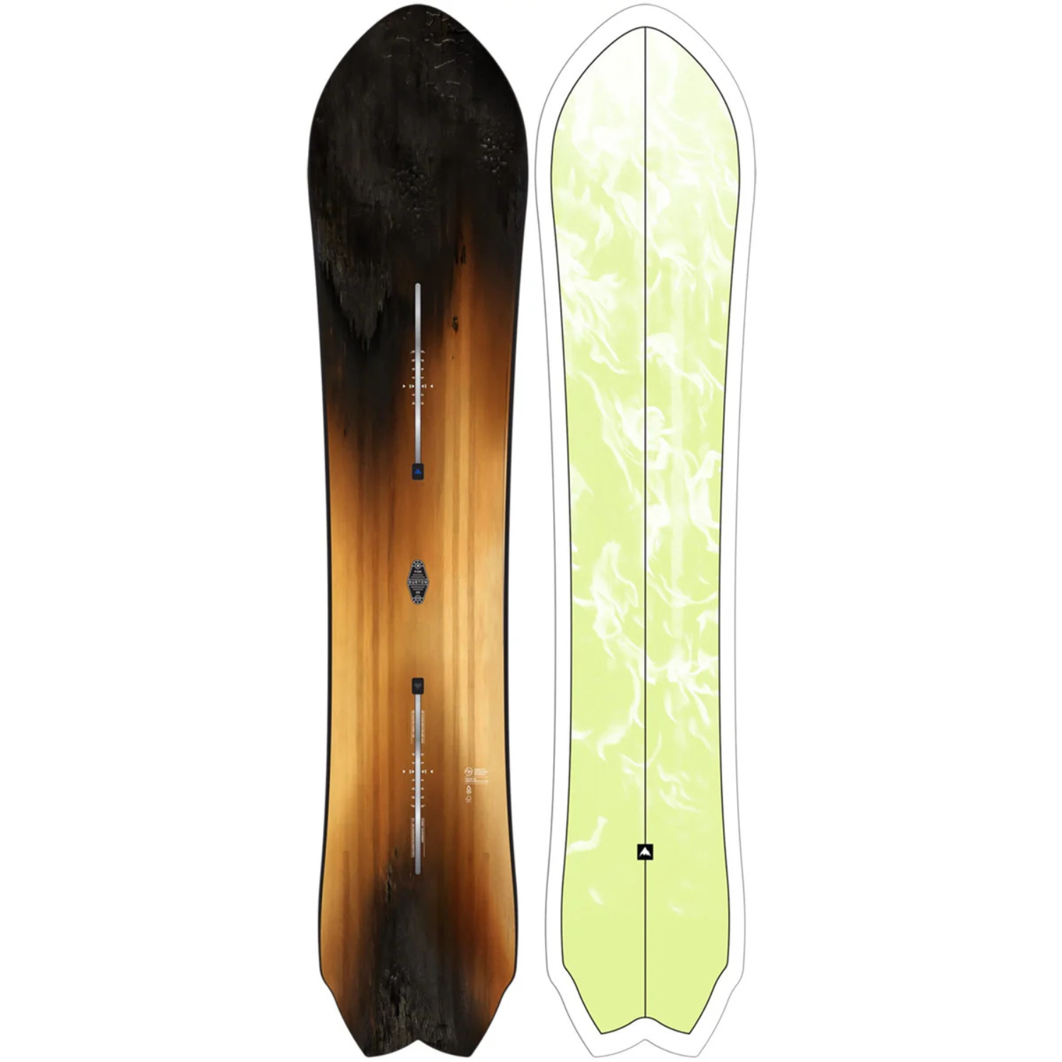 Burton 3D Fish Directional Flat Top Snowboard, 156