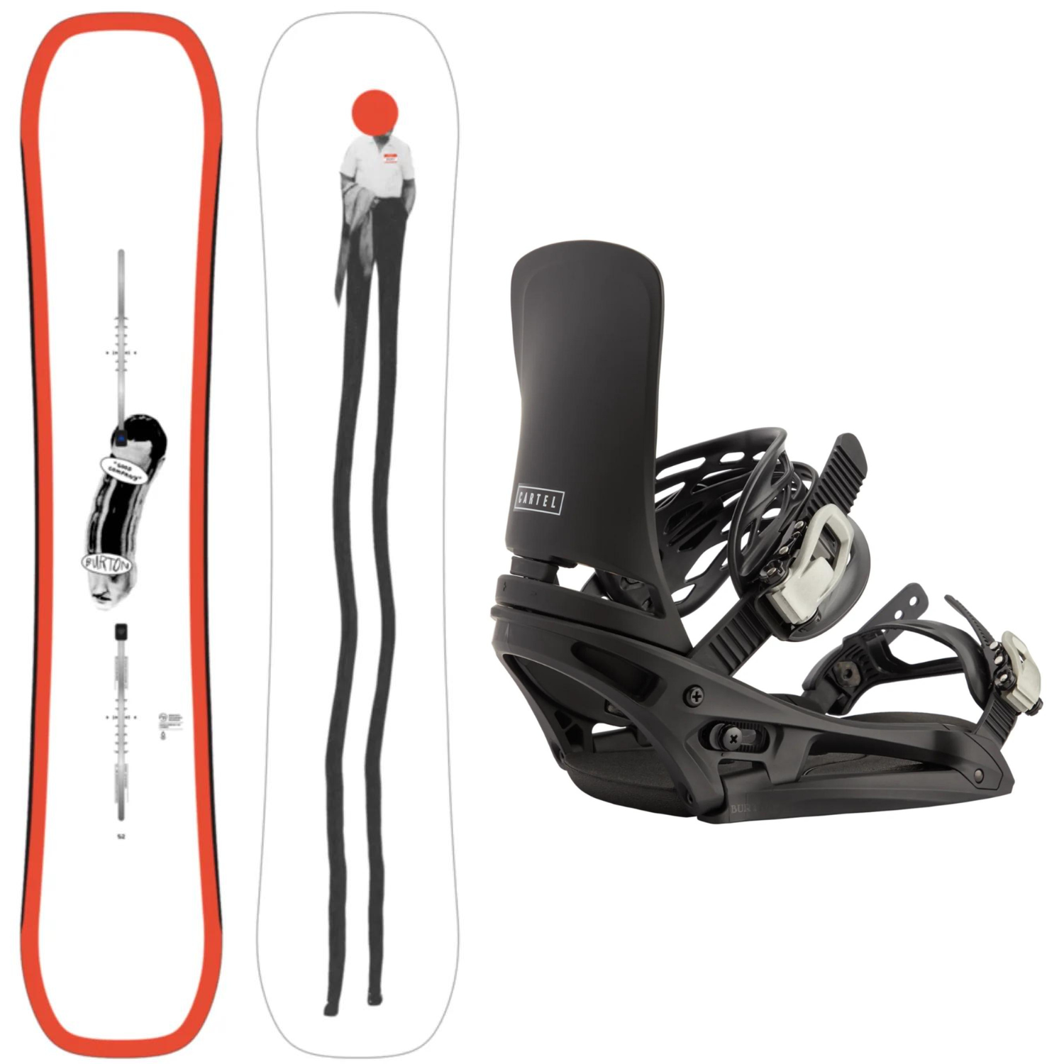 2024 Burton Good Company Snowboard+Burton Cartel EST Binding