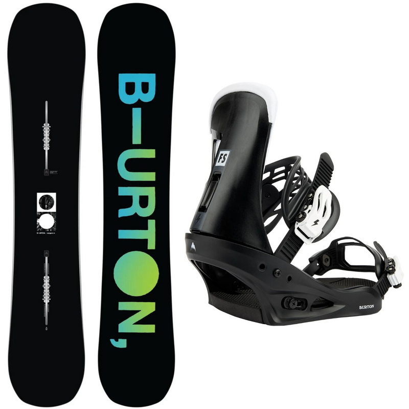 Burton Instigator Flat Top 2024 + Burton Freestyle 2024 - Snowboard Package