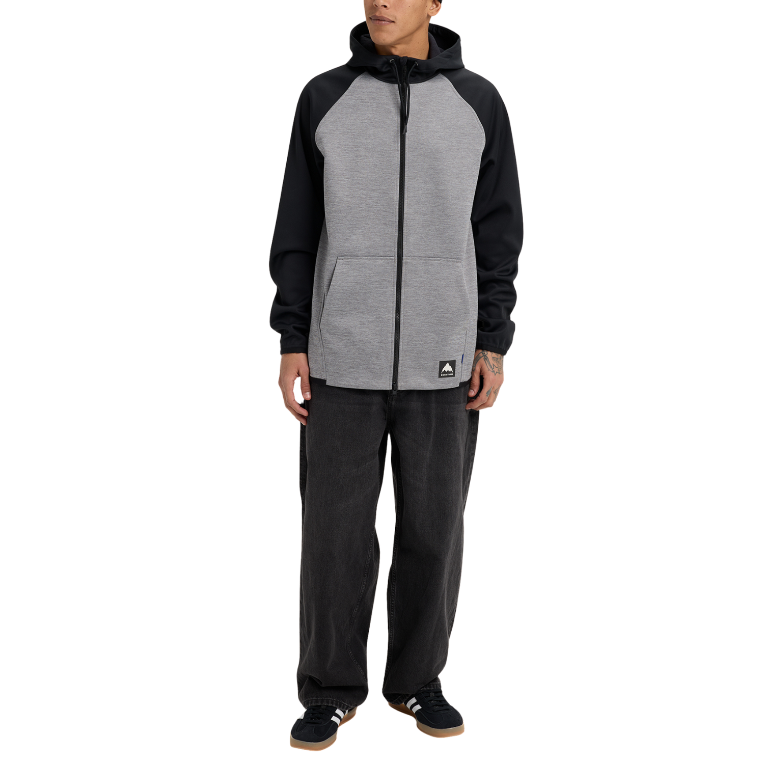 GREY HEATHER/TRUE BLACK