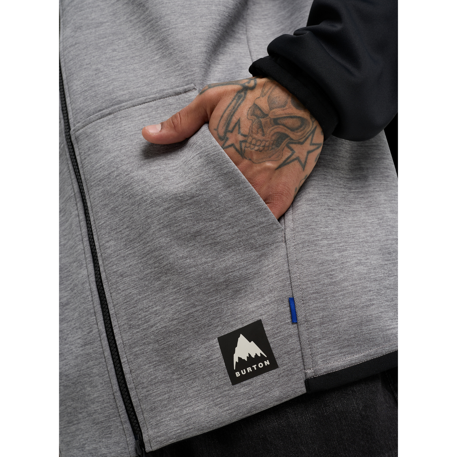 GREY HEATHER/TRUE BLACK