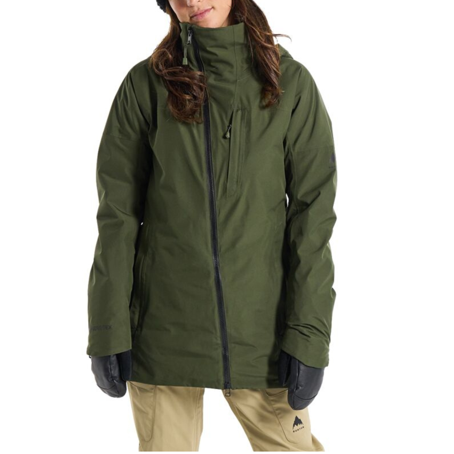 NEW! Burton eggplant and newest green ECO reversible down ski jacket size L