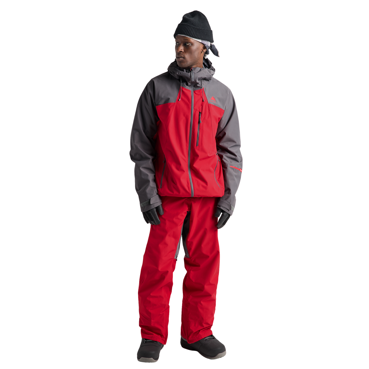 GOTHAM GRAY/GERANIUM RED