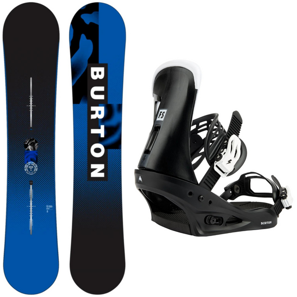 2024 Burton Ripcord Snowboard Burton Freestyle Bindings Package