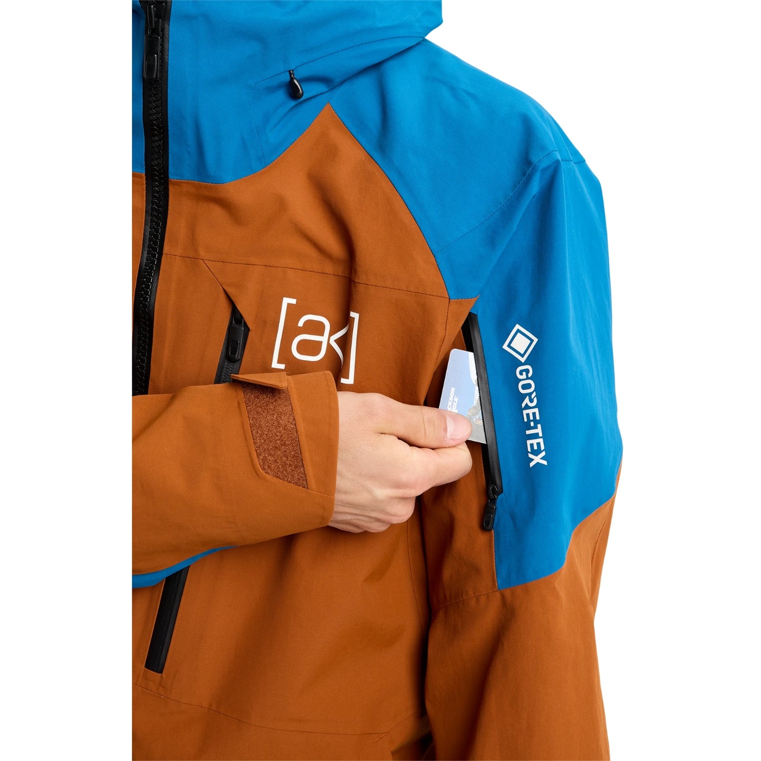 CHESTNUT BROWN/BLUE TEAL