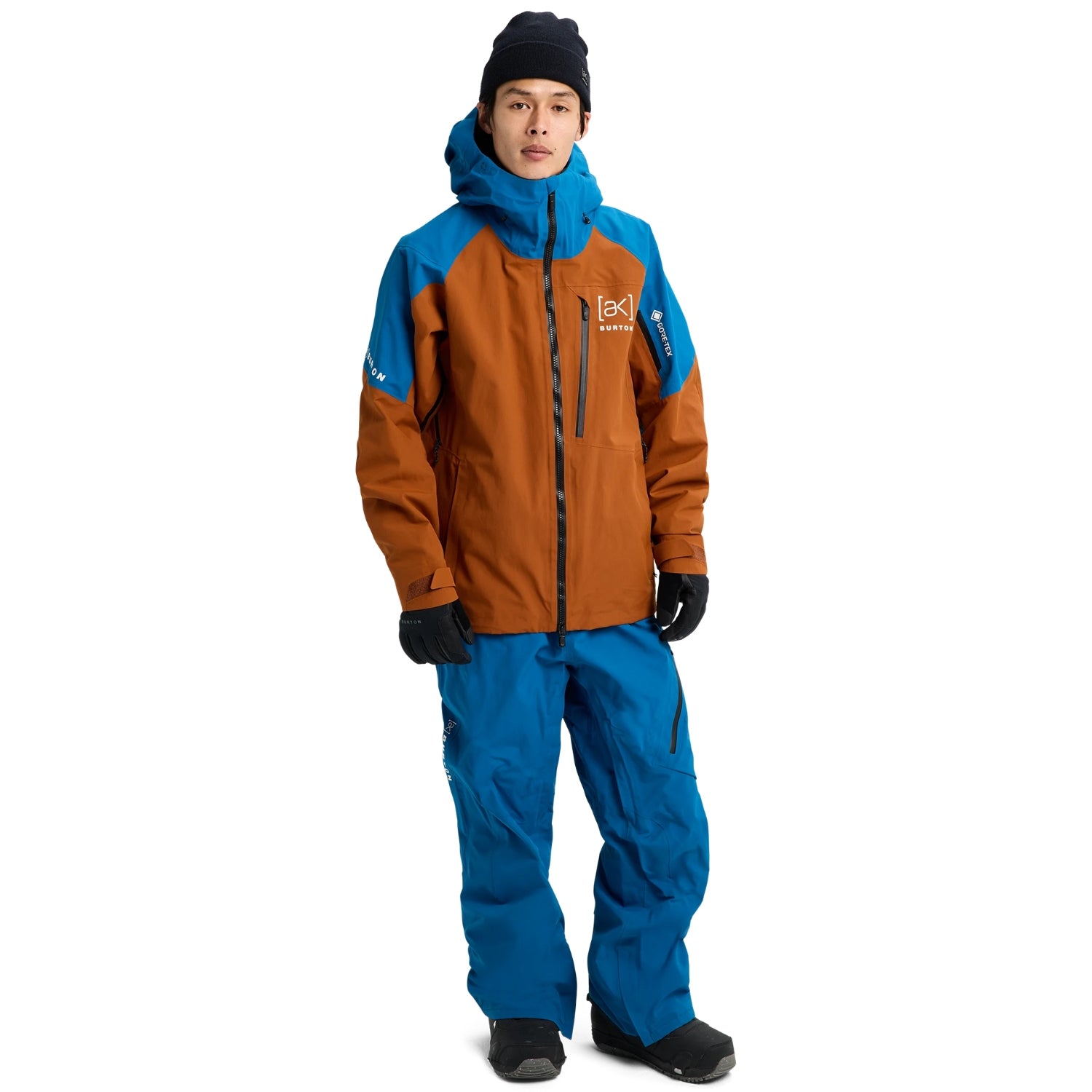 CHESTNUT BROWN/BLUE TEAL