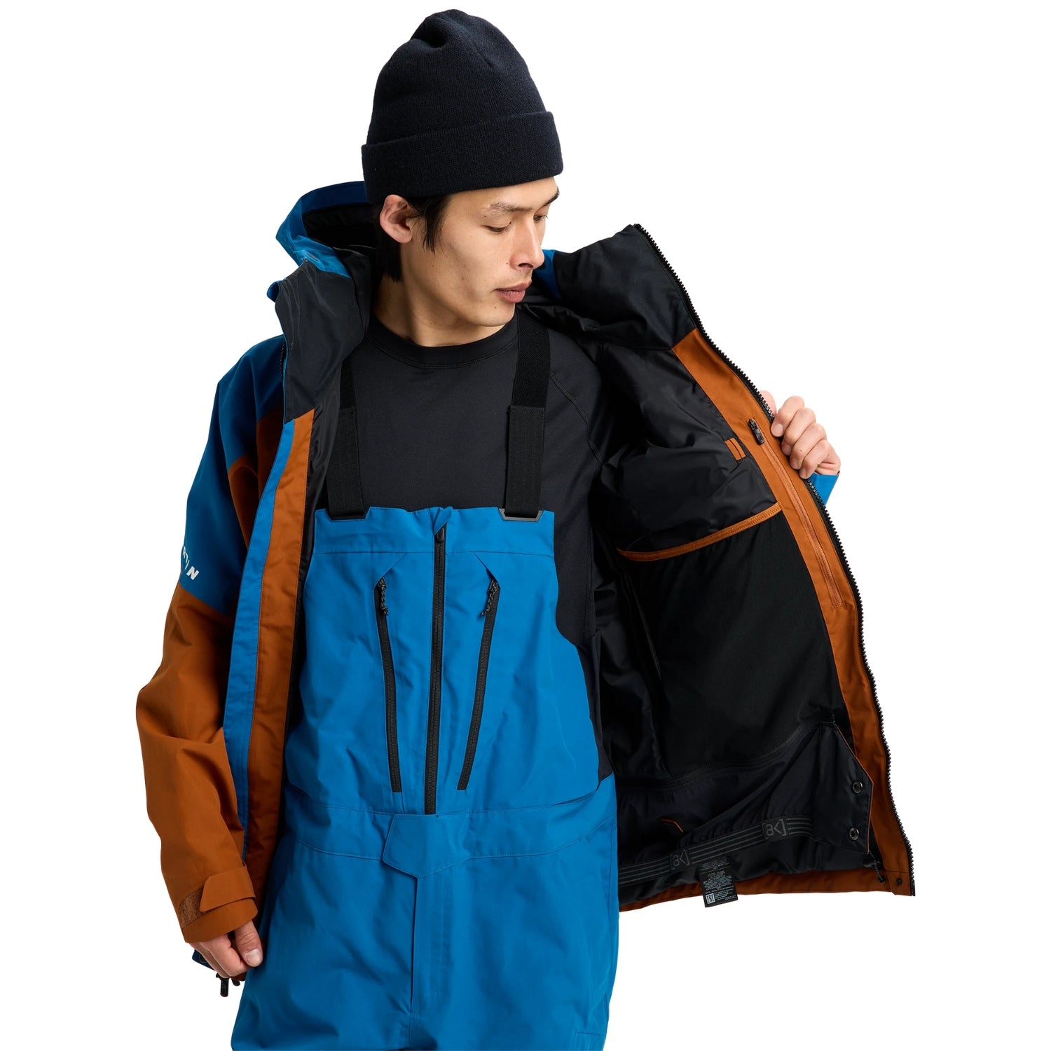 CHESTNUT BROWN/BLUE TEAL