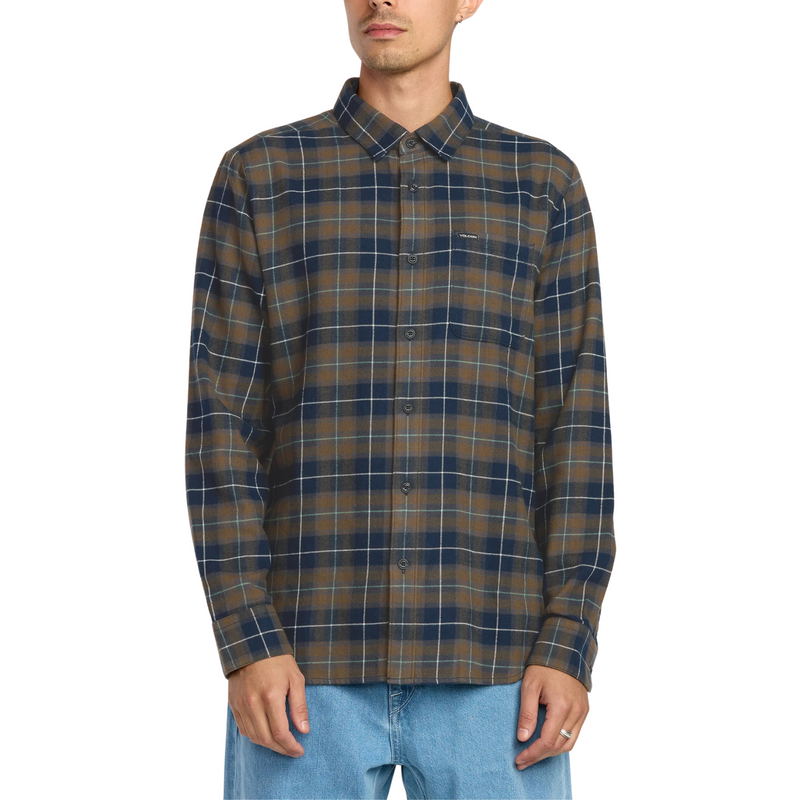 Volcom Caden Plaid Long Sleeve Flannel - Men's