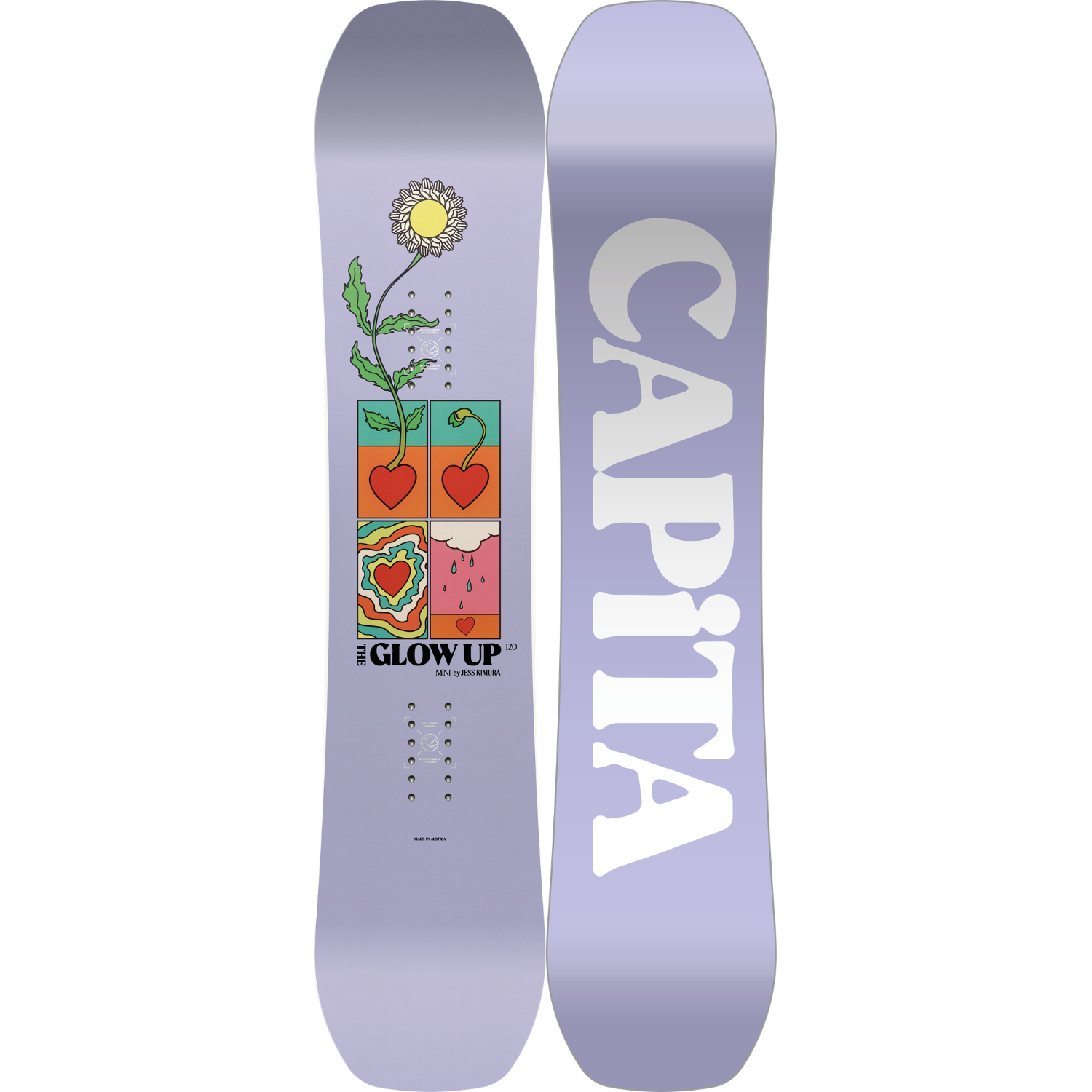 CAPiTA Glow Up Mini by Jess Kimura Snowboard 2027 - Girls'
