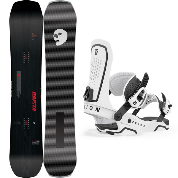 2024 Capita The Black Snowboard of Death + 2024 Union Force Snowboard Package