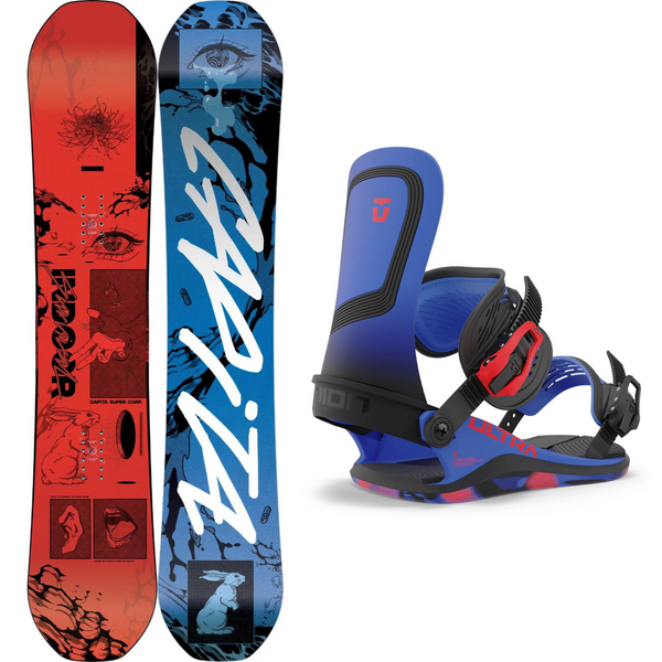Capita Indoor Survival 2024 + Union Ultra 2024 - Snowboard Package
