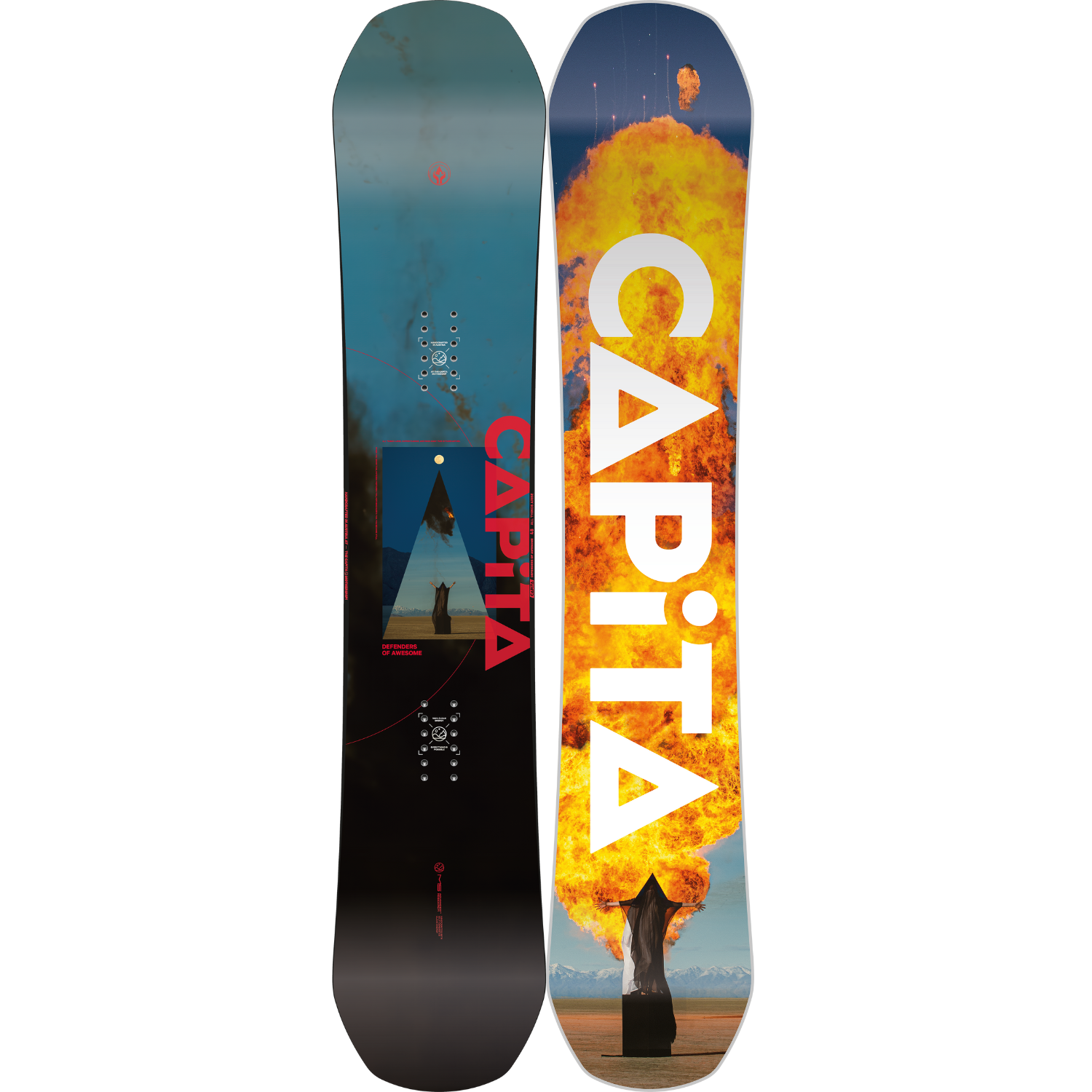 left 2025 Men's Capita DOA Snowboard