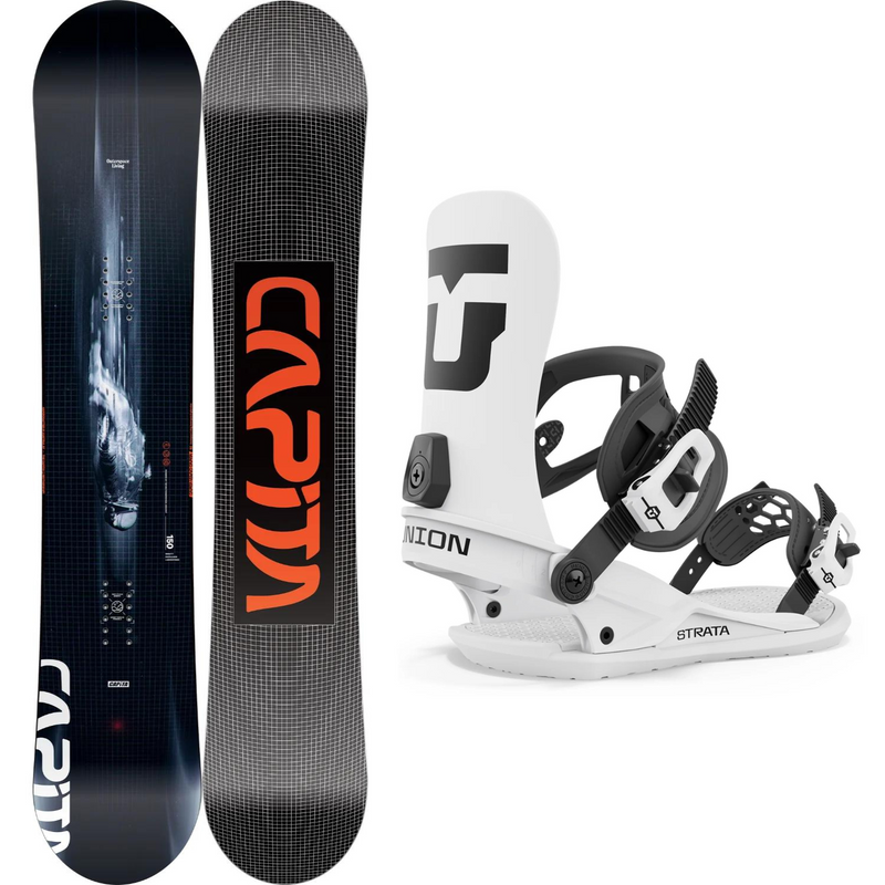 Capita Outerspace Living 2024 + Union Strata 2024 - Snowboard Package
