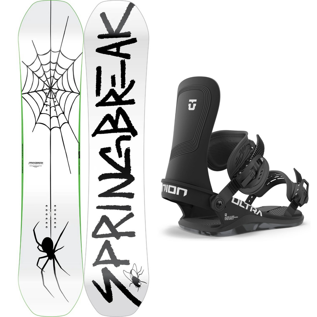 2024 Capita Spring Break Resort Twin Snowboard + Union Ultra 