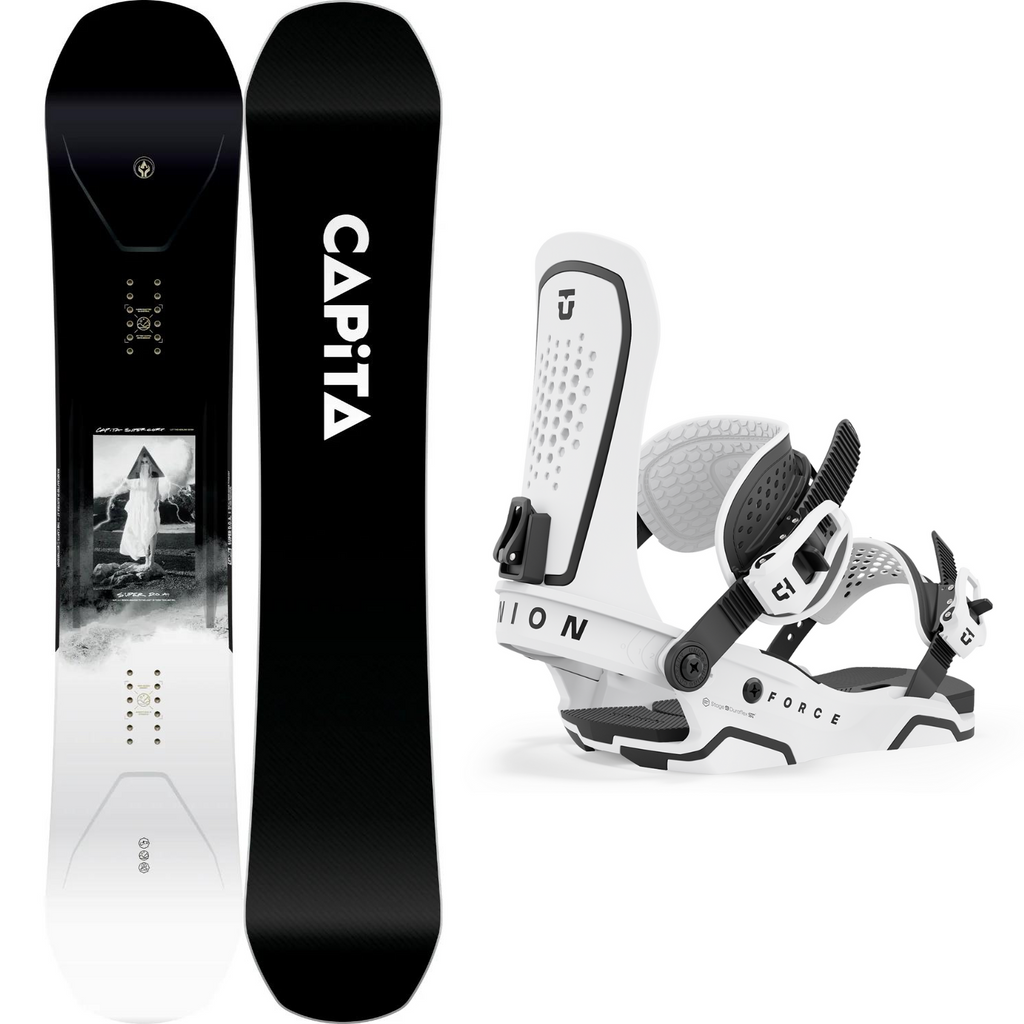 Capita Super D.O.A. 2024 + Union Force 2024 Snowboard Package