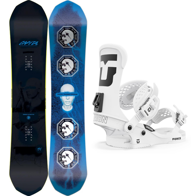 Capita Ultrafear Camber 2024 + Union Force Classic 2024 - Snowboard Package