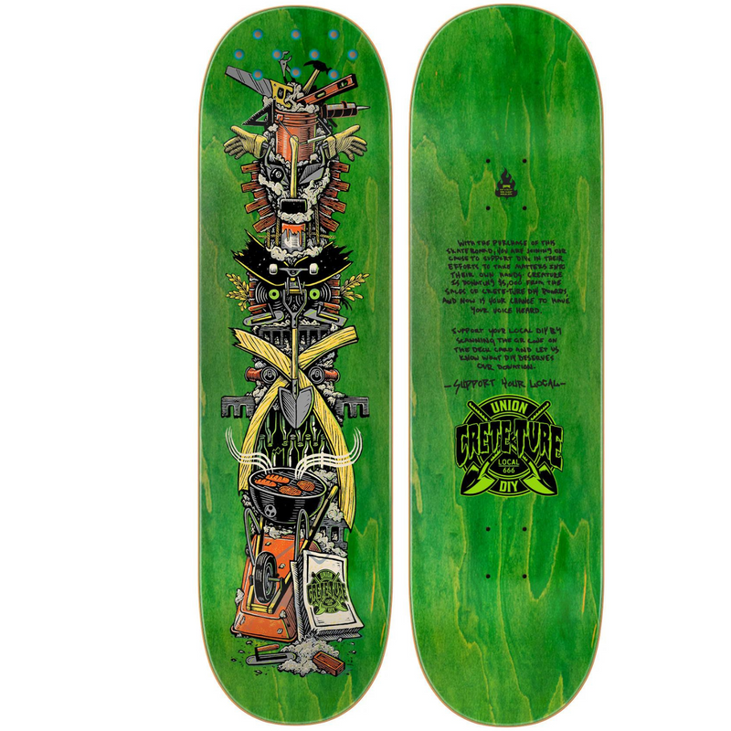 Creature Crete-Ture DIY Skateboard Deck