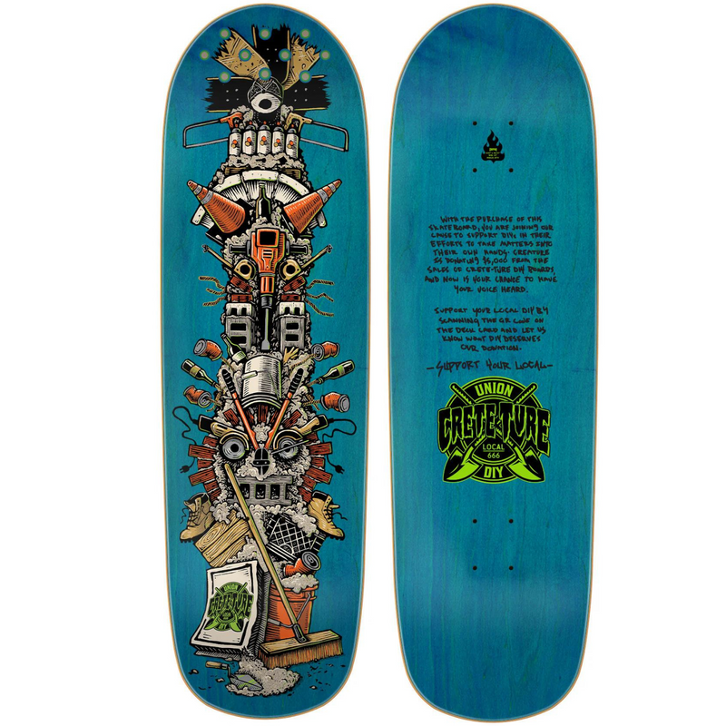 Creature Crete-Ture DIY Skateboard Deck