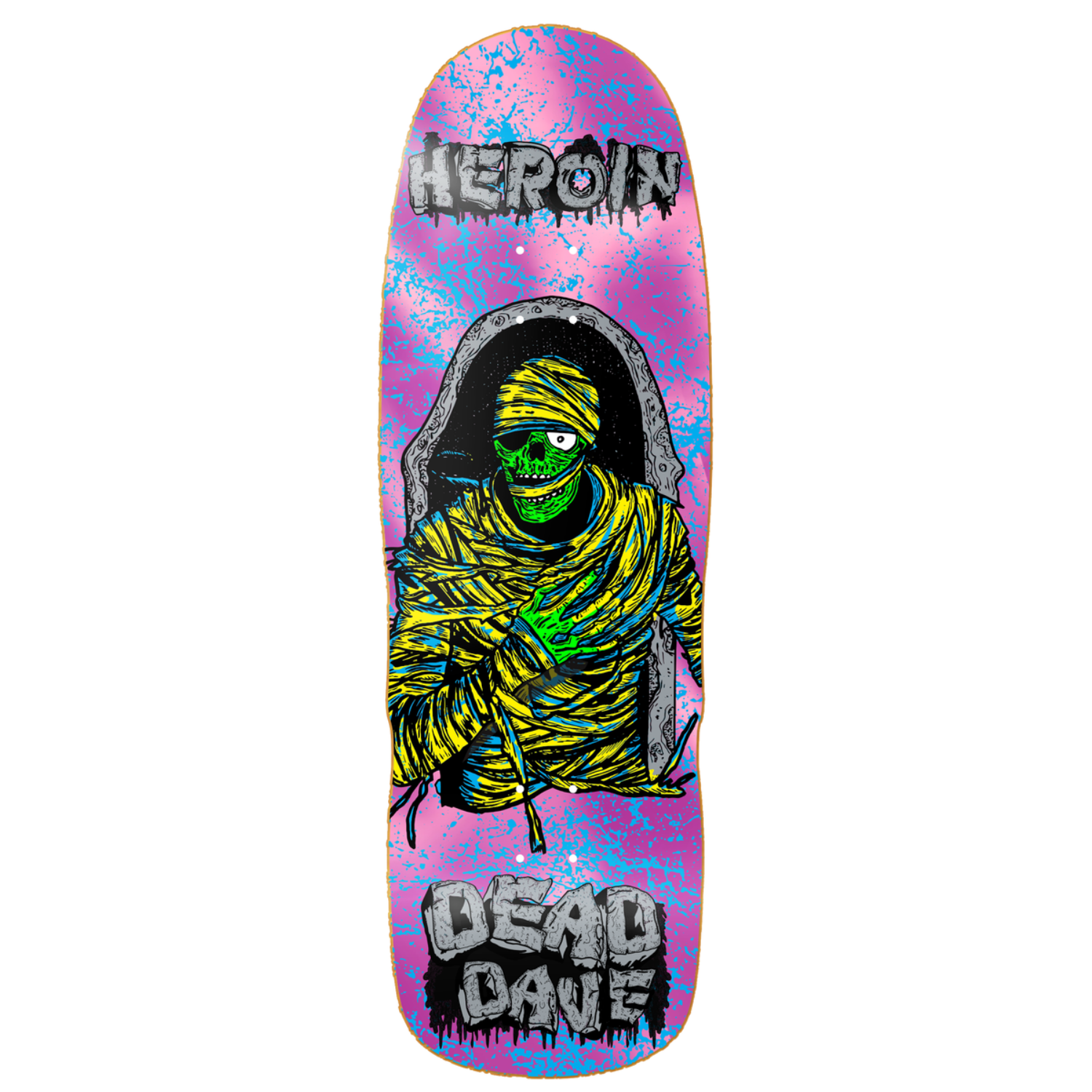 Heroin Dead Dave KO2 Mummy 10.125" Deck