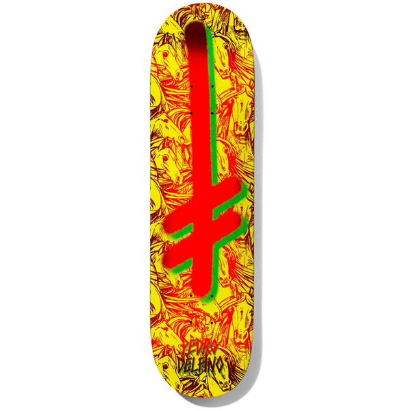 Deathwish Delfino Gang Logo Horses Skateboard Deck