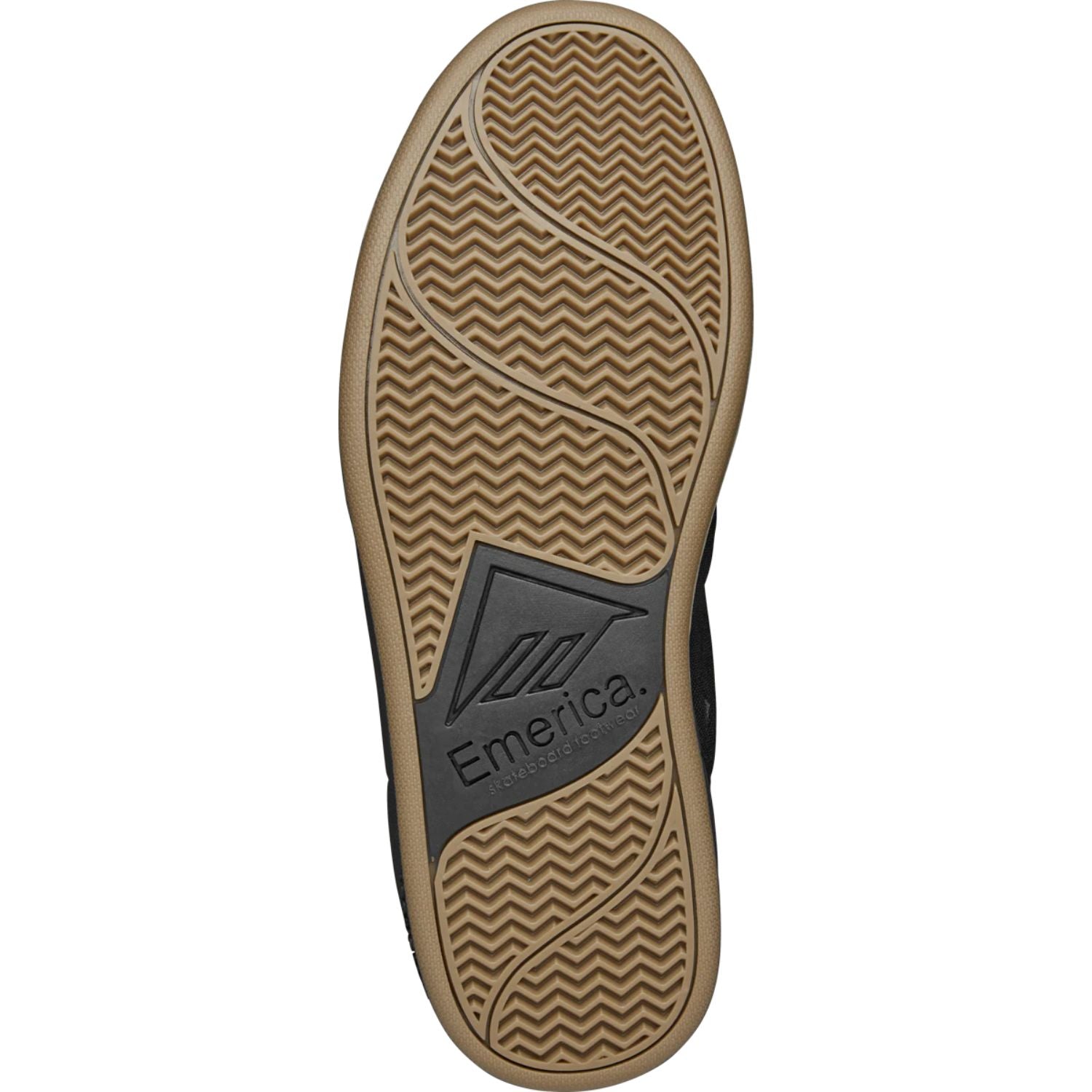 Emerica Heretic Skate Shoes Black/Black - Men's