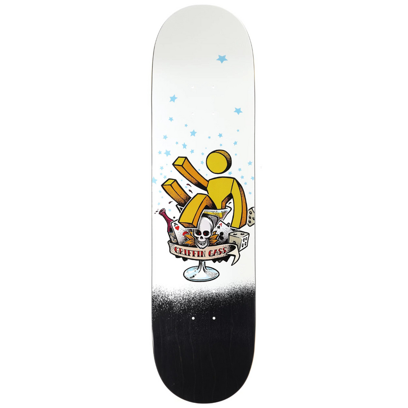 Girl Gass Man's Ruin Twin Tail Skateboard Deck 8.25