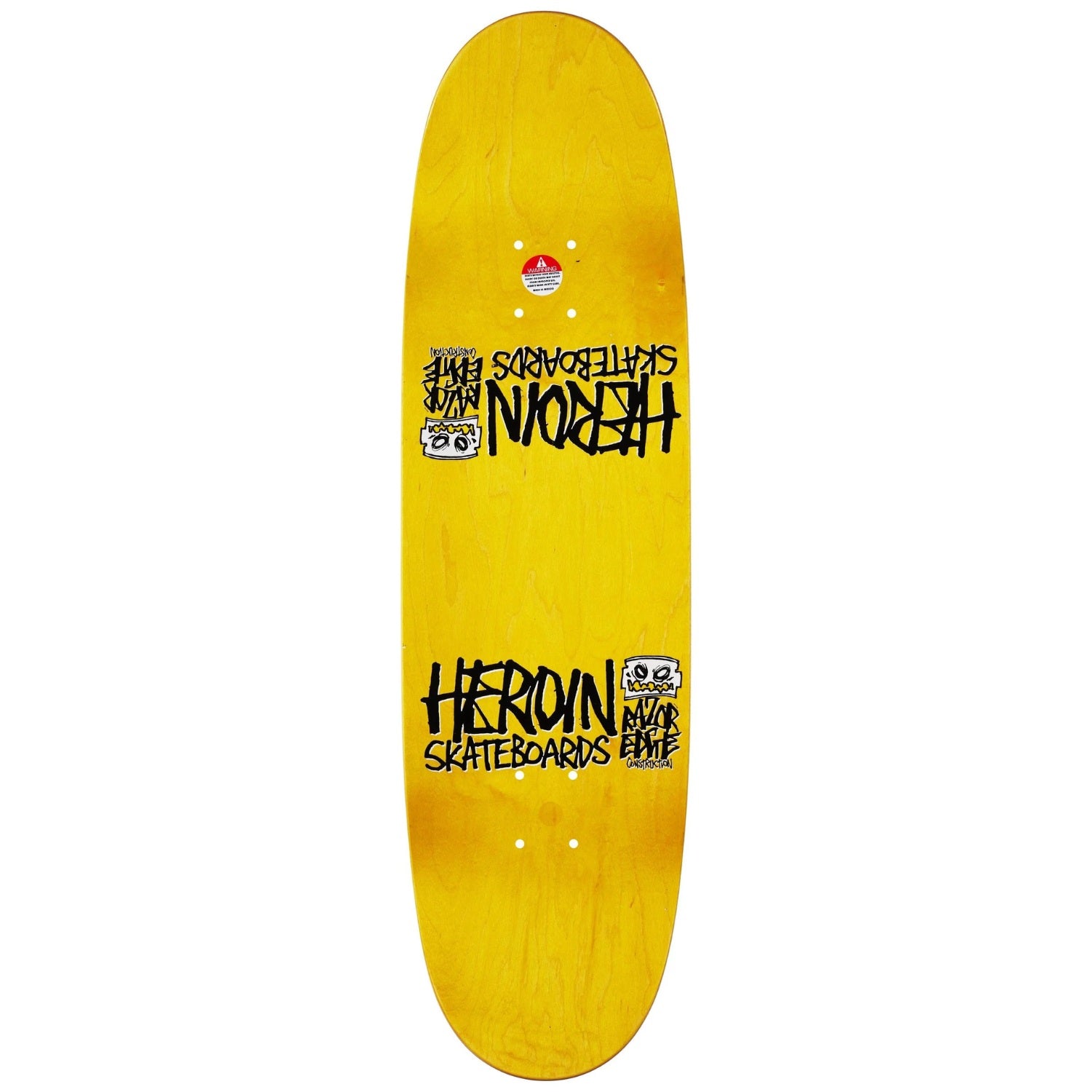 Heroin Aaron Wilson Teggxas Egg 2 Wheel Wells Shaped Deck