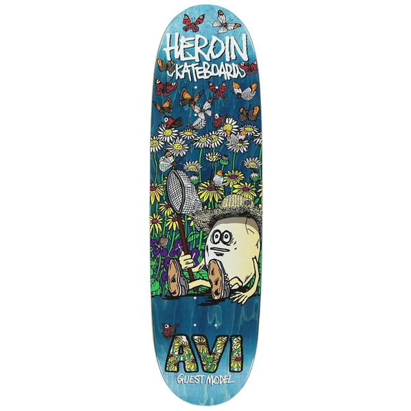 Heroin Avi Guest Egg Shaped Skateboard Deck