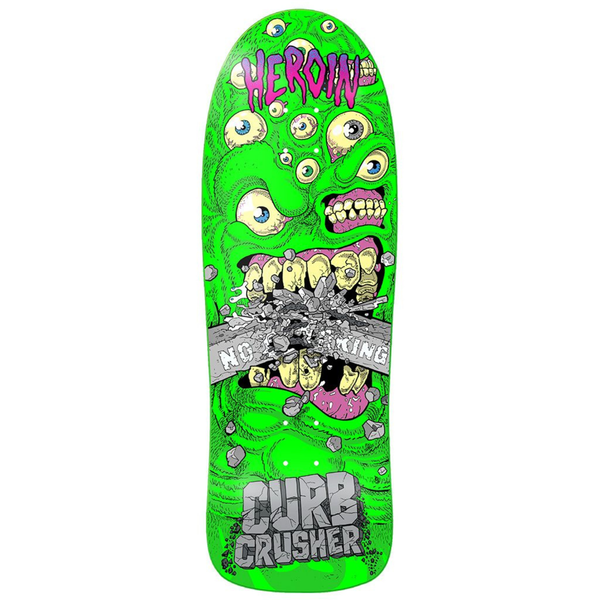 Heroin Curb Crusher Chomp Skateboard Deck