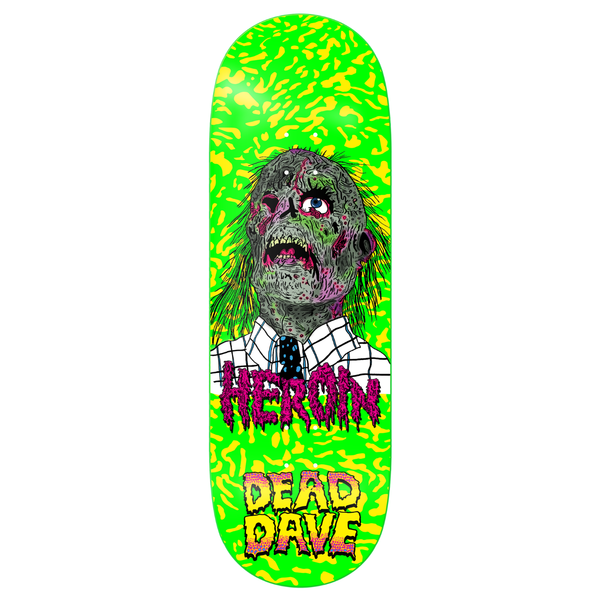 Heroin Dead Dave Dead Head Skate Deck