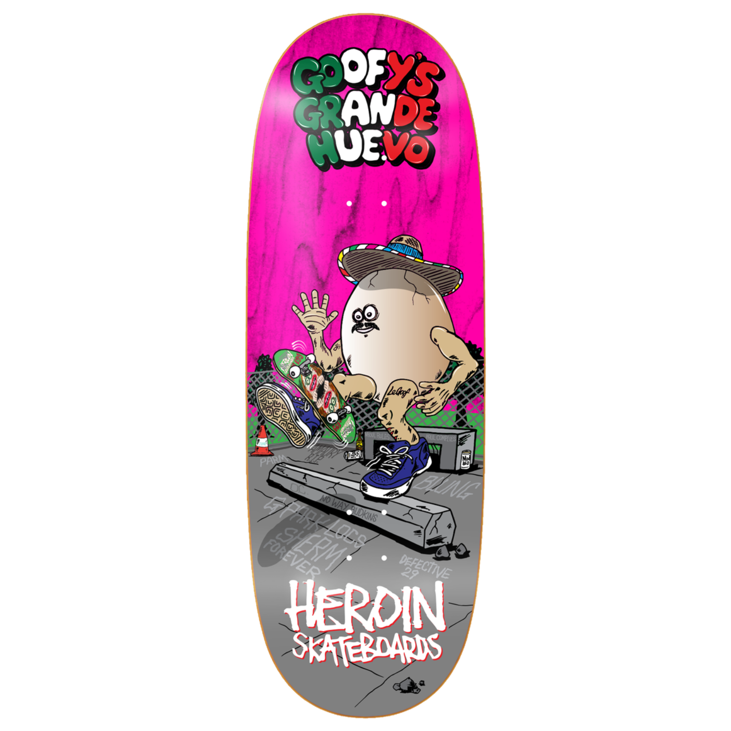 Heroin Goofy's Grande Egg 10.75" Deck