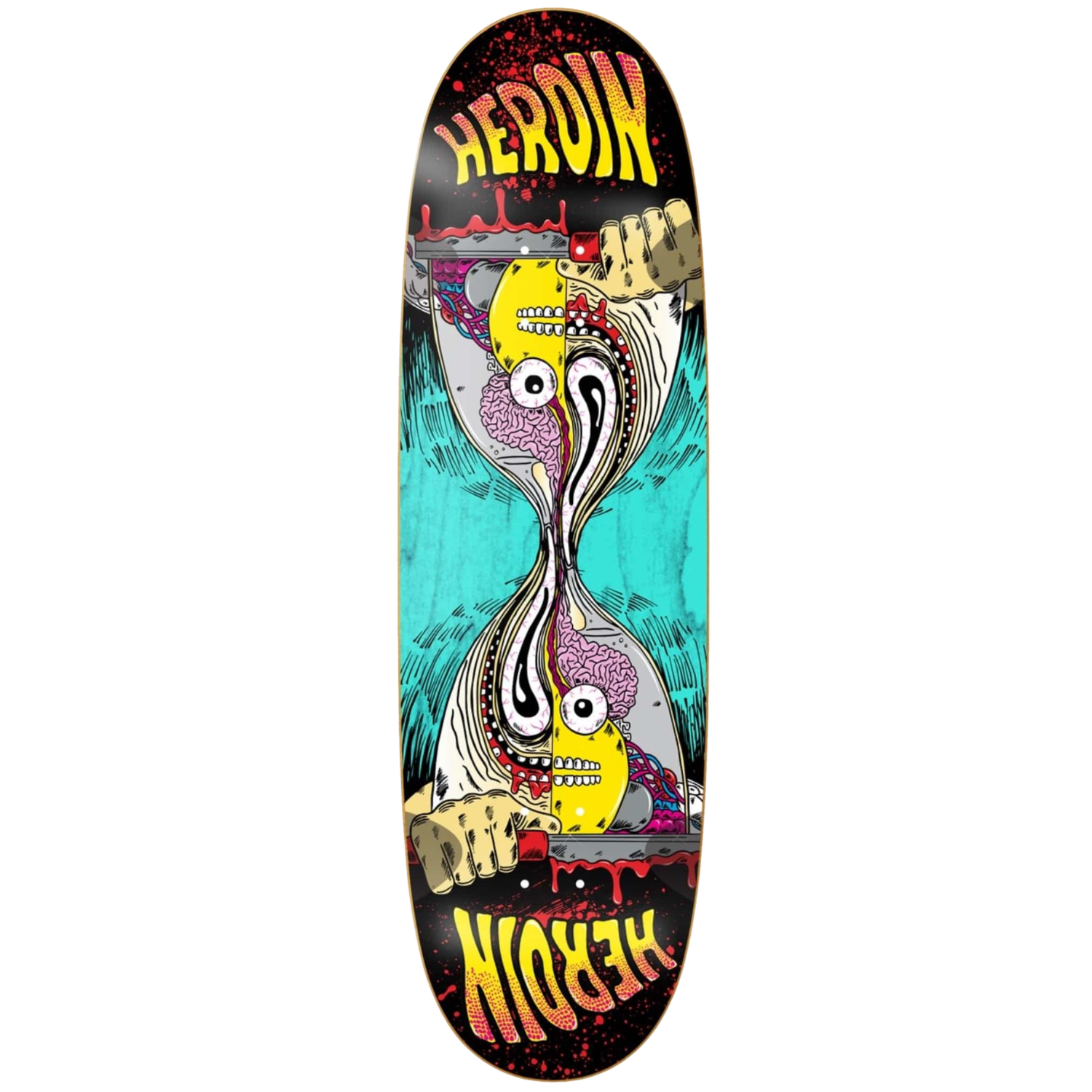 Heroin Merged Anatomy Razoregg Skate Deck