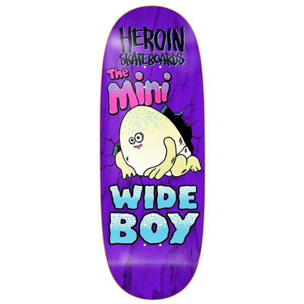 Heroin Mini Wide Boy Skateboard Deck
