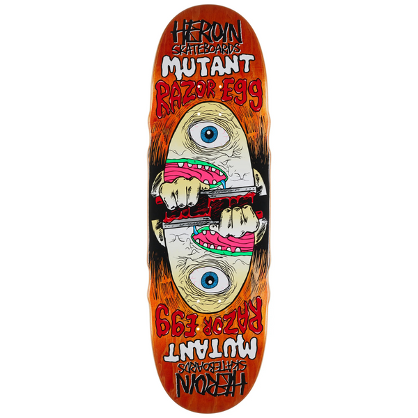 Heroin Mutant Razor Egg Skateboard Deck