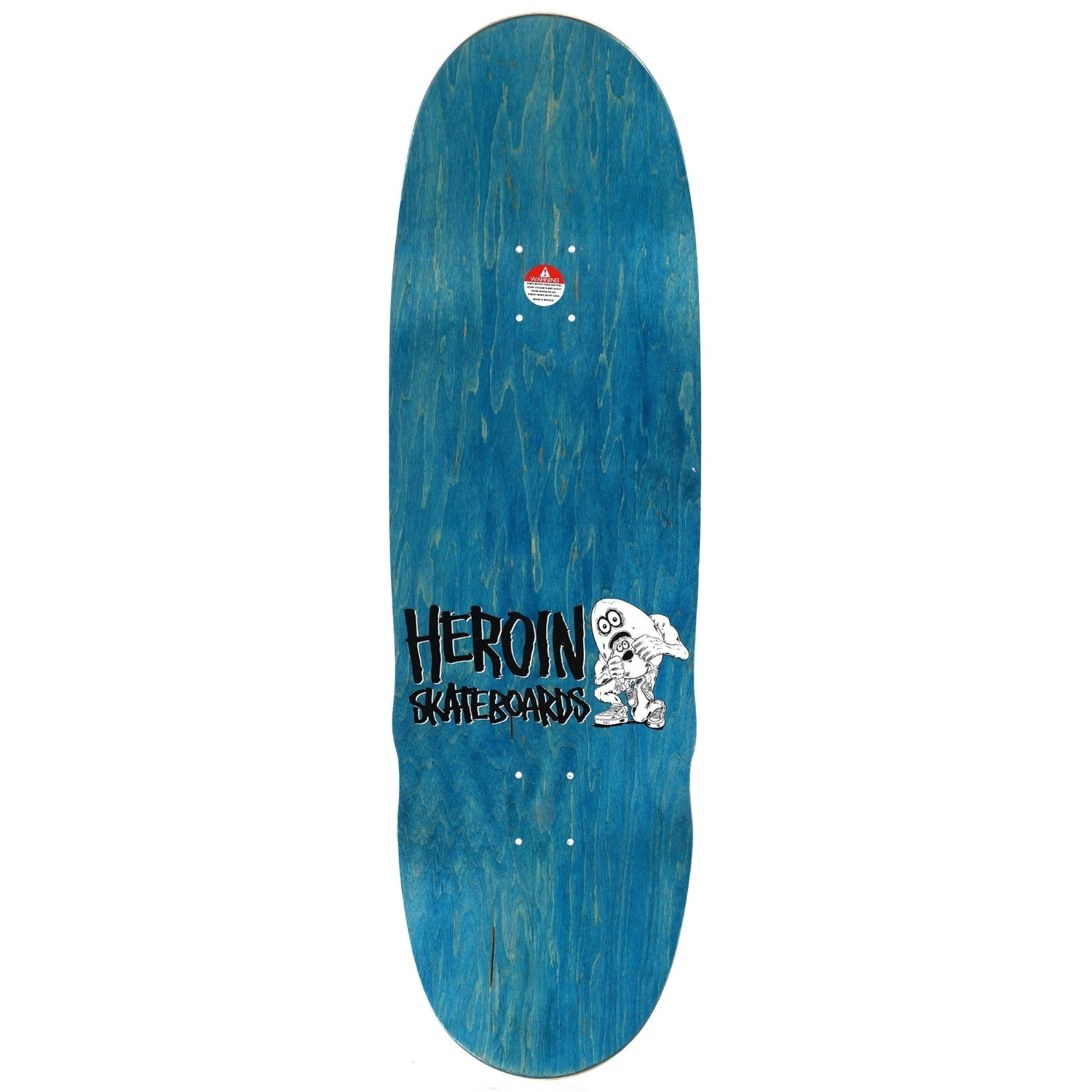Heroin Team Egg Eater Wheel Wells Shaped Deck
