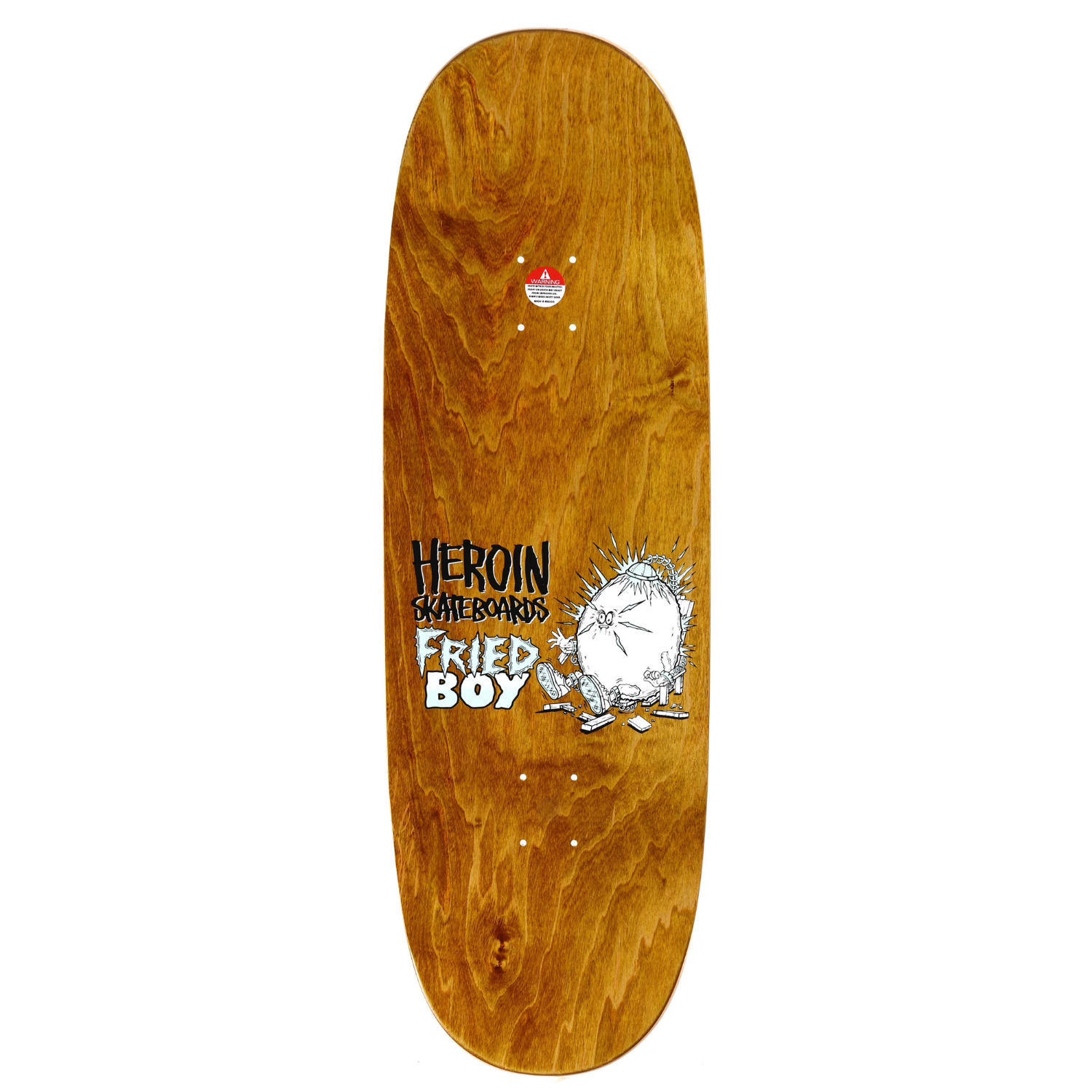 Heroin Team Fried Boy Wheel Wells Shaped Deck