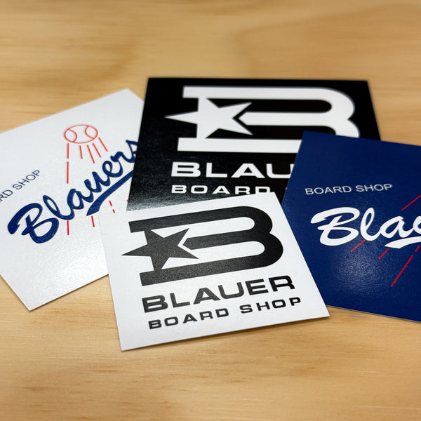 Blauer Board Shop Stickers 4-Pack