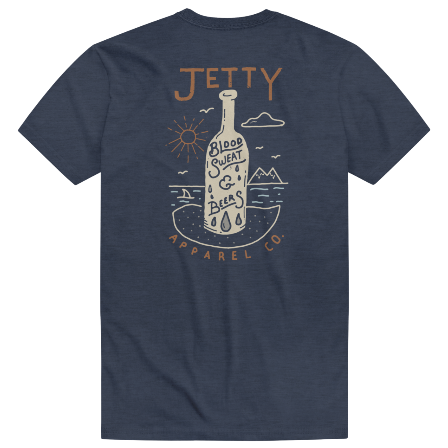 Jetty Blood Sweat & Beers Tee - Men's