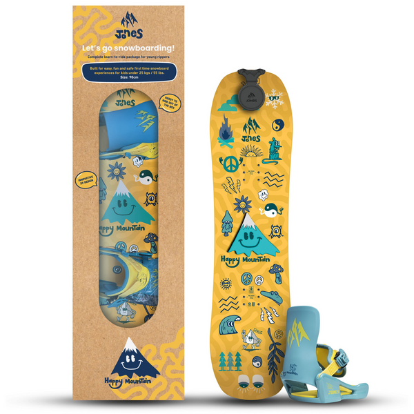 Jones Happy Mountain Snowboard Package 2026 - Kids'