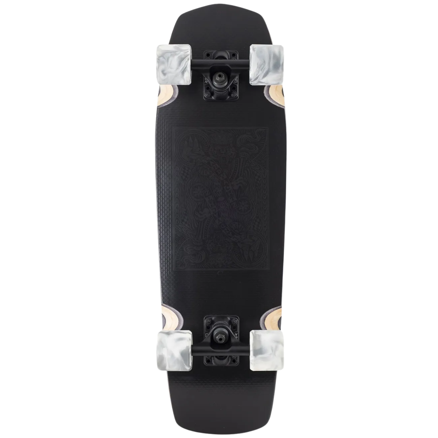 Landyachtz Dinghy Coffin - Stealth Card 28" Cruiser Skateboard