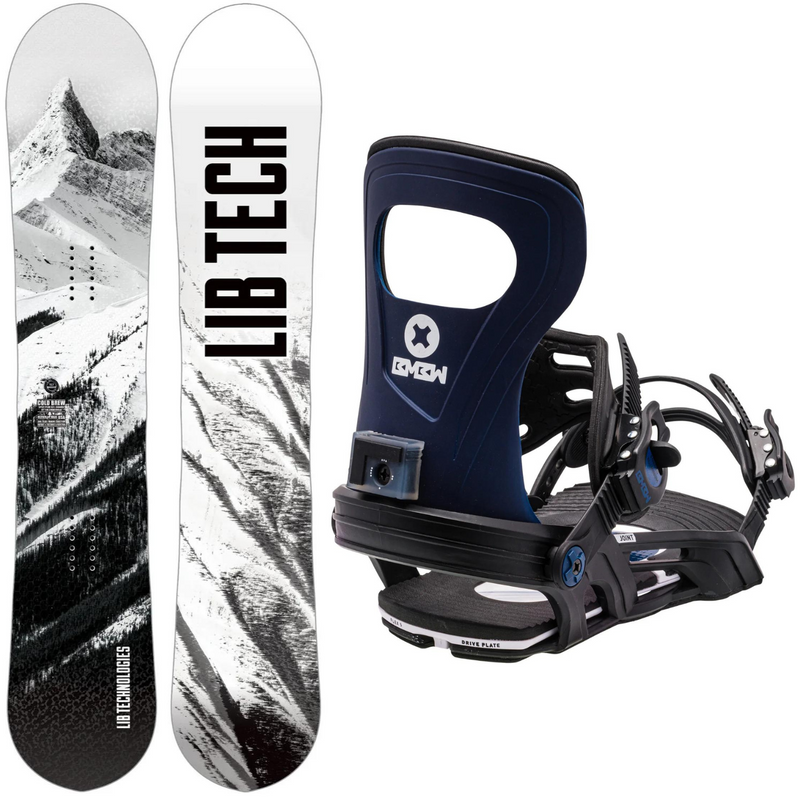 2024 Lib Tech Cold Brew Snowboard + 2024 Bent Metal Joint Snowboard Bindings Package