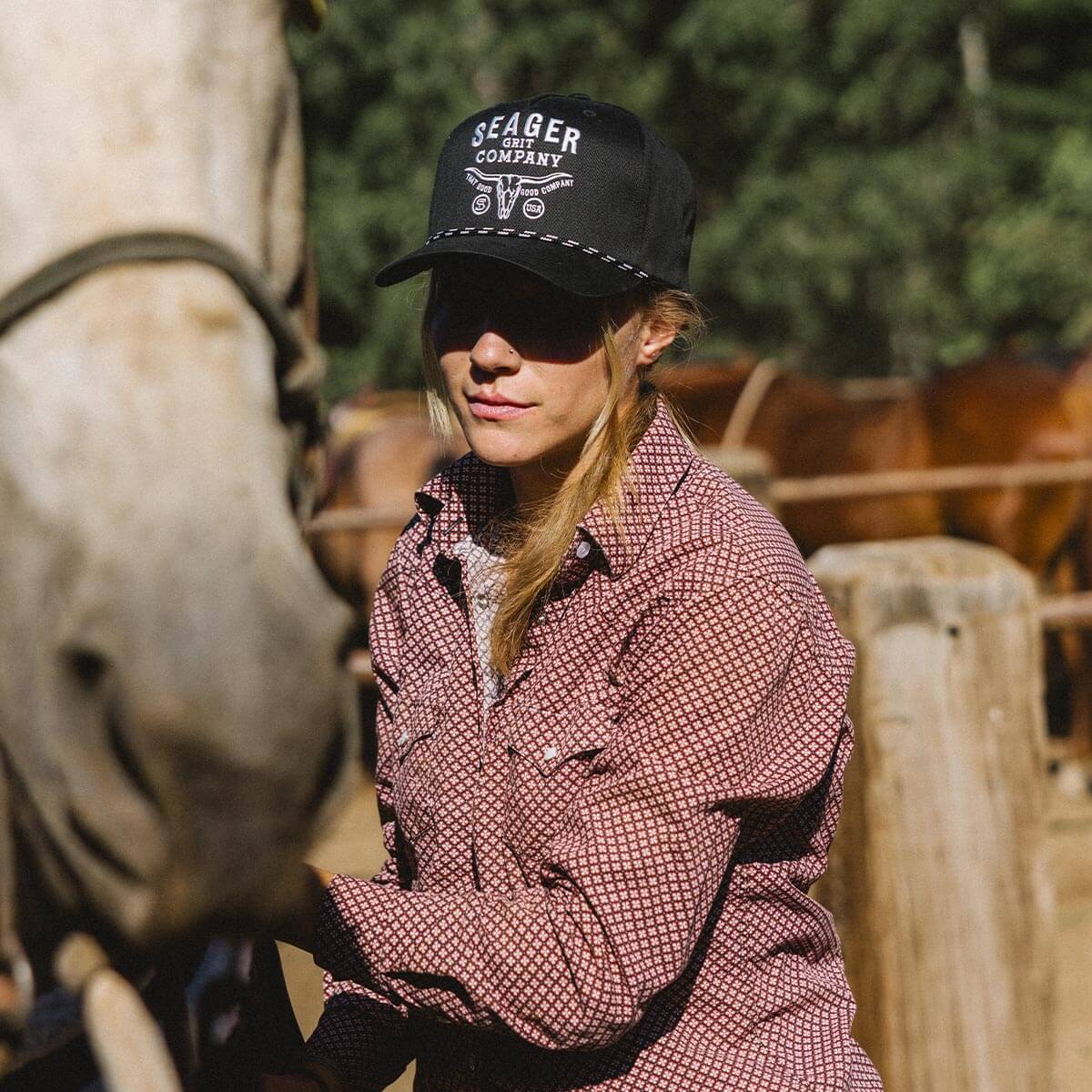 Seager Co Longhorn Snapback Hat