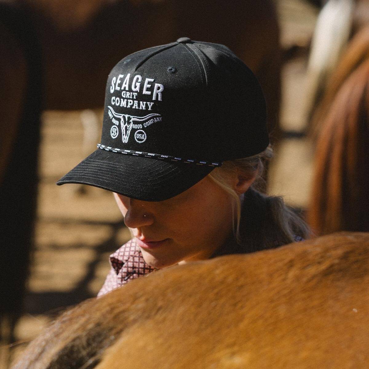 Seager Co Longhorn Snapback Hat