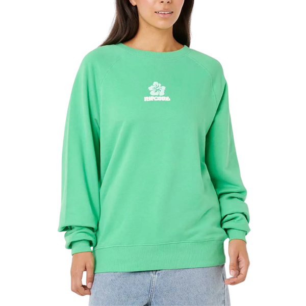 Rip Curl Luxe Surf Raglan Relaxed Crew - Women's