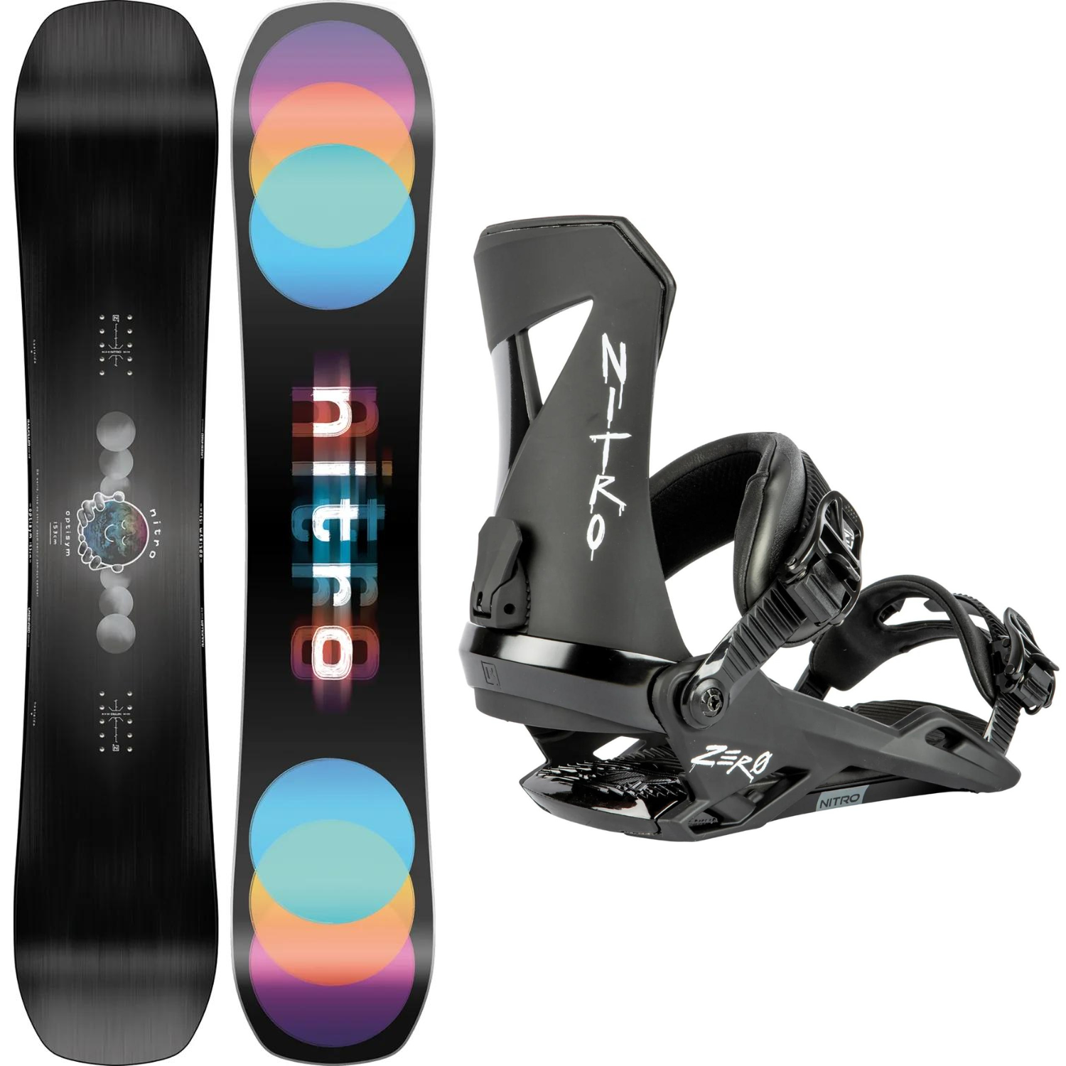 Nitro Optisym 2024 + Nitro Zero 2024 Snowboard Package