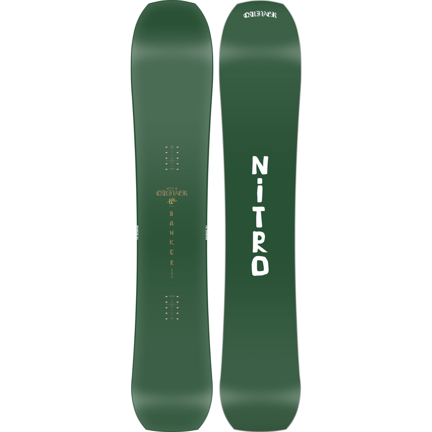 2025 Nitro Quiver Banker Snowboard - Speed & Precision