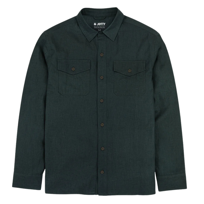 Jetty Noah Long Sleeve Linen Shirt - Men's